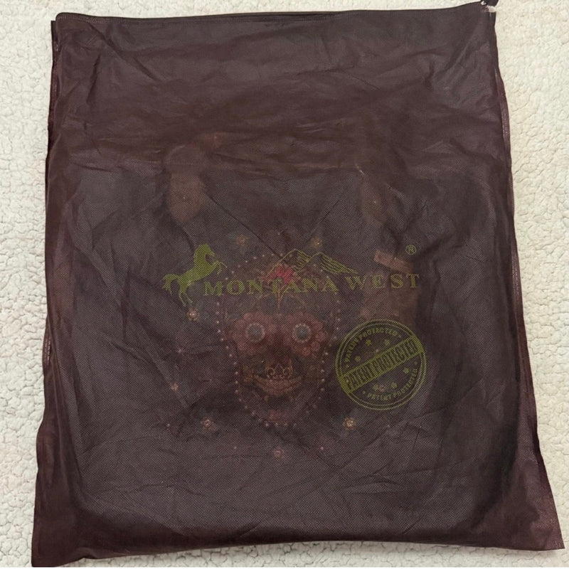Montana West Sugar Skull Embroidered Tote Bag – Navy Blue