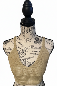 Uniqlo Beige Knit Crop Top