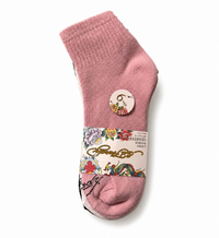 Ed Hardy Pink Quarter Socks 6-Pack