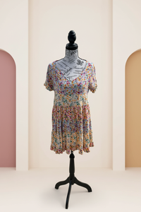 Angie Floral Dress - Front Clean