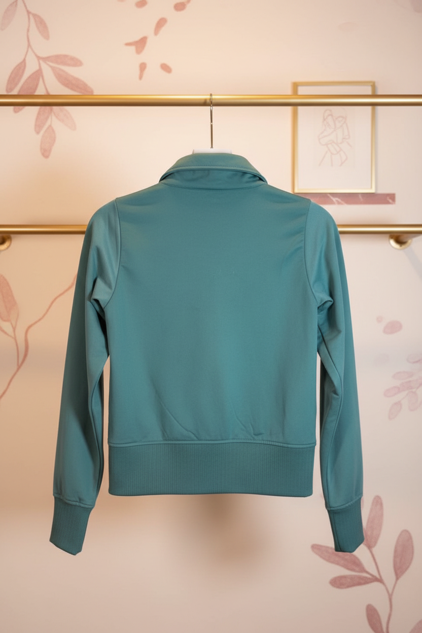 Vintage O'Neill Track Jacket – Teal Chevron Stripe (Size L)
