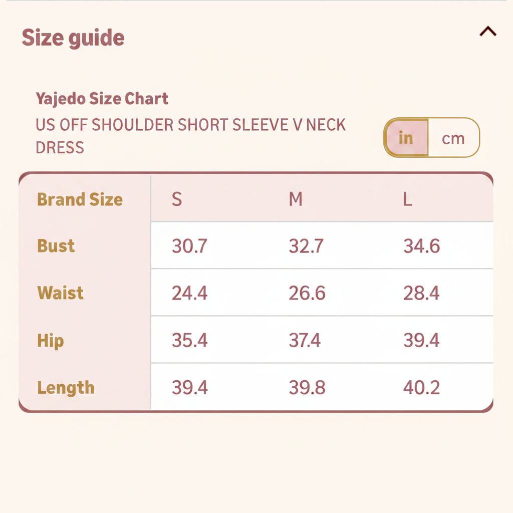 Cute Size Guide