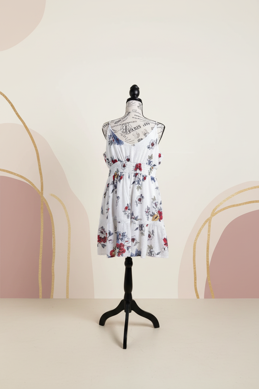 Eyeshadow Floral Dress - Back Clean