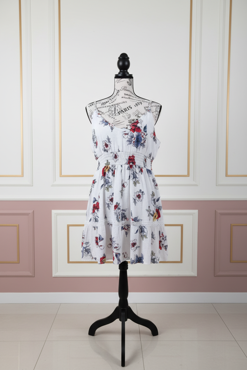 Eyeshadow Floral Dress - Front Clean