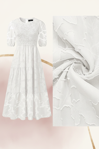 Zesica White Dress - Centered with Background